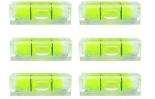 SIZIKJXGHWYI 6Pcs Small Bubble Level 10x10x29mm Mini Square Spirit Level Picture