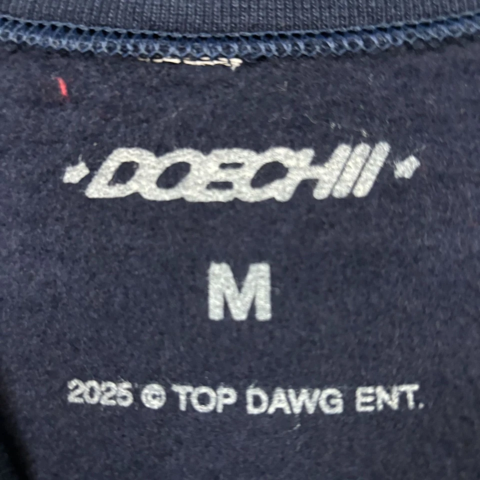 Suéter Doechii Live From The Swamp Azul Rap Cuello Redondo Talla Mediana Foto 4 de 4