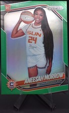 2025 Panini Prizm - Aneesah Morrow #146 V (RC) Green Prizm & Base Card-Sun