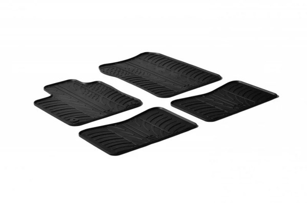 Gummi-FußMatten Renault Twingo 2007-2014 Gledring Passgenau Auto Set-image