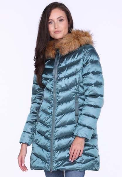 Winterjacke FÜR Damen MIT Pelz IM LÄSsigen Stil-image