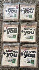 Caron "Canvas  You" Latch Hook Pattern kit, model number 3164 Lot Of 6 Ve10