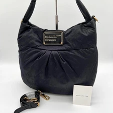 MARC JACOBS Tote Bag Semi-Shoulder Bag Nylon Black
