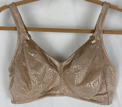 Bali 42D Minimizer Bra 3335 Double Support Comfort U Wire Free Unlined Beige