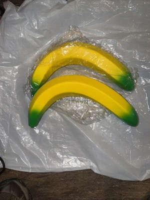 Laffy Snacks Squishy Stretchy Jumbo Banana Stress Reliever Toy 18''( Two Of Them)