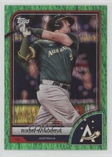 2023 Topps World Baseball Classic Green Sparkle Foil /75 Rixon Wingrove #76 0e4z