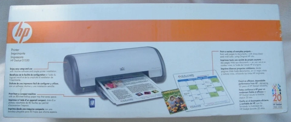 HP DESKJET D1530 COLOR INKJET PRINTER CB708A Brand New Sealed - Image 2 of 4
