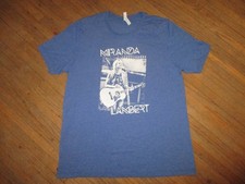 MIRANDA LAMBERT CONCERT T SHIRT Keeper of Flame Tour Date Cities List Adult XL