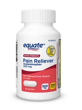 Equate Extra Strength Acetaminophen Caplets, 500 mg, 200 Count
