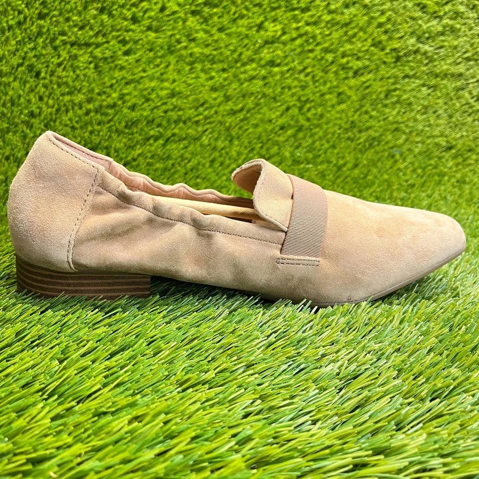 Mocassim sem salto Clarks Tilmont Eve feminino tamanho 9 marrom casual camurça - Imagem 4 de 4