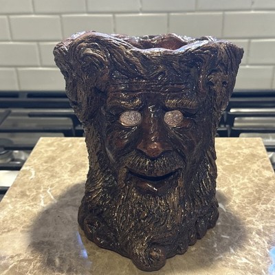 Vintage JASON CHRISTOBLE hooked nose elf treeman MATCHLESS GROVE candle holder