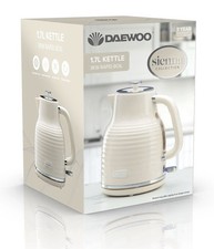 Image of Daewoo Sienna Cordless Jug Kettle 1.7 Litre Rapid Boil Cream SDA2480GE