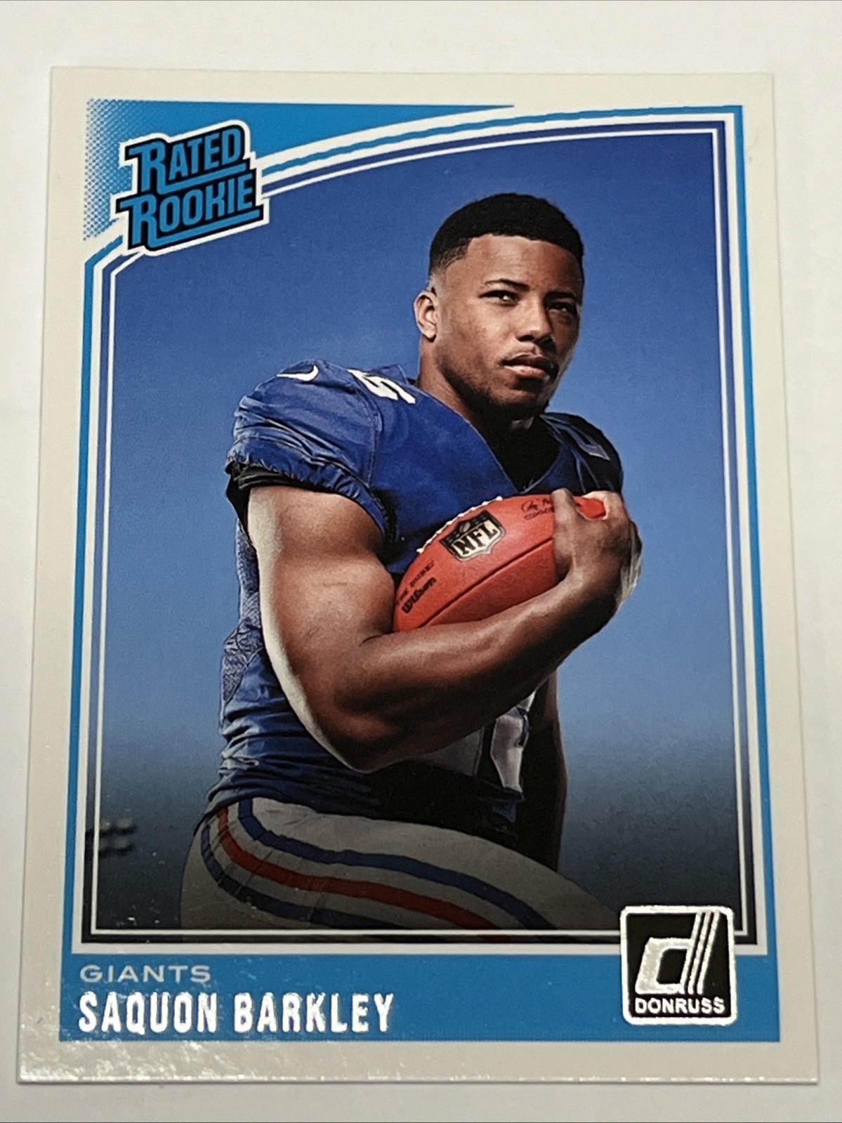 2018 Panini Donruss Saquon Barkley Rated Rookie RC #306
