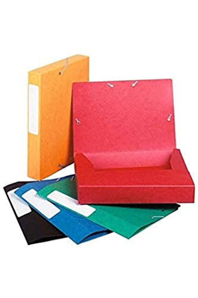 (TG. 10er Pack) Boite de classement livree a plat cartobox dos 40mm carte lustre