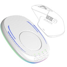 Undetectable Mouse Jiggler,Ultra-Thin Silent Mouse Mover with Timer,Driver-...