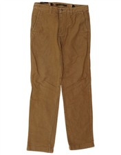 Pantalón chino recto AMERICANINO para hombre IT 48 mediano W30 L32 algodón marrón JT05
