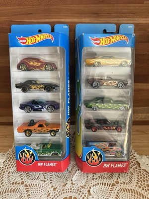 Hot Wheels HW Flames 5 Packs 2015 2016 Custom Chevy Bundle