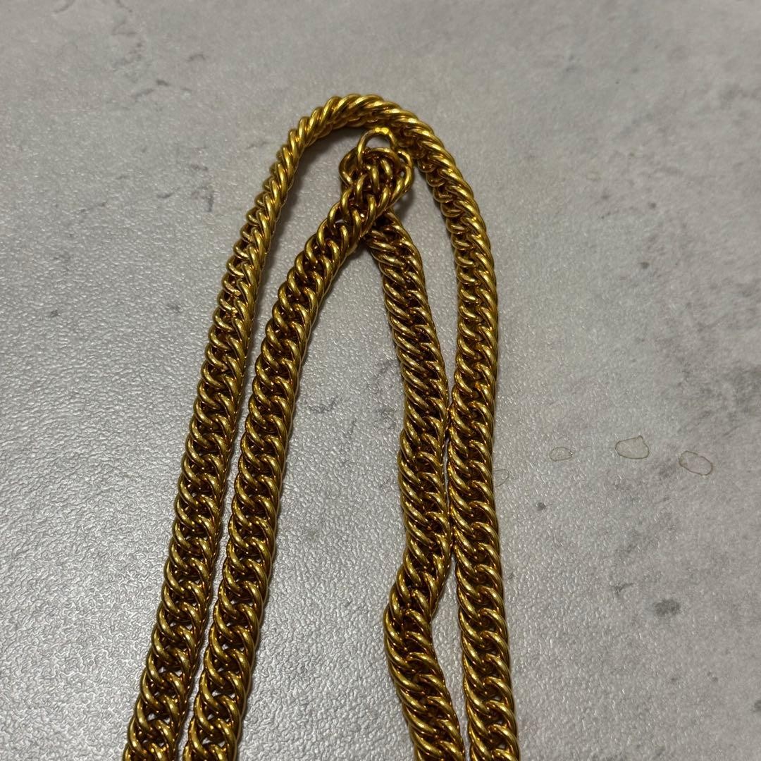 Chanel Cocomark Pendant Necklace Gold Vintage 84cm Metal Jewelry thumbnail 4