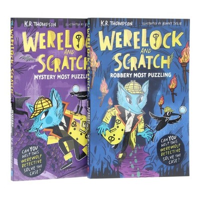 Werelock & Scratch Series by K.R. Thompson Illus. 2 Books Set - Ages 7+ - PB