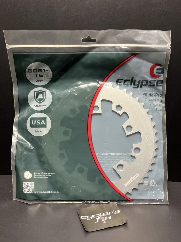 Eclypse 48t Glide-Pro 110/130 BCD 5 Bolt Alloy Chainring Fit Bmx Single Speed GT - Image 3 of 4