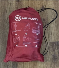Nevlers Inflatable Lounger Chair with Travel Bag Red Portable Air Mattress
