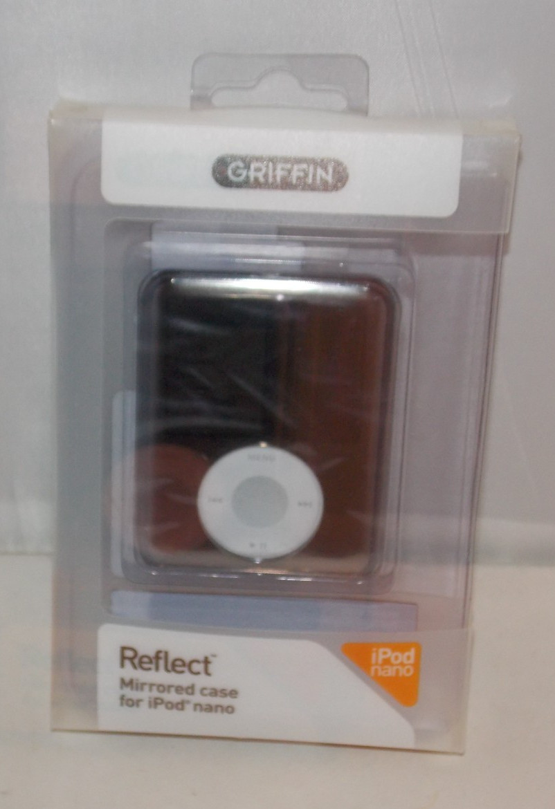 Griffin reflect ipod nano mirrored case cover 3rd Gen Black