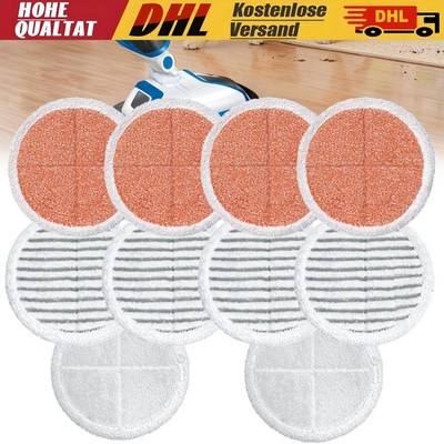 10er Microfiber Mop Pads Reinigungstuch für Bissell Spinwave 20522 2240N 2039A