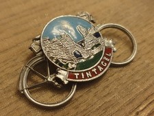 Vintage/Rare: Tintagel Enamel Cycling Badge/Lapel Pin