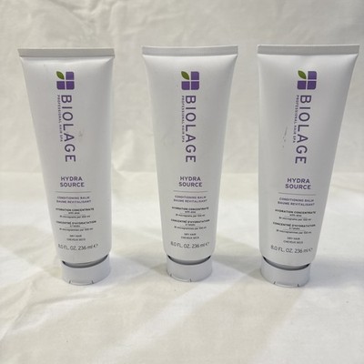 Lot Of 3 Biolage Hydra Source Conditioning Balm 7.9 oz Lightweight Hydration