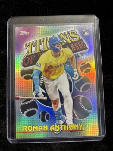 Roman Anthony 2026 Topps Series 1 Titans Of The Game Insert RC Card #TOG-9