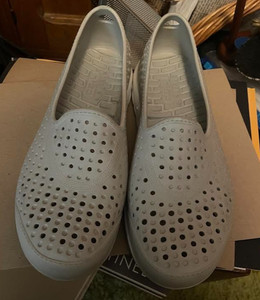 Skechers H2GO Womens size 8 Rubber Water Beach Shoes Gray