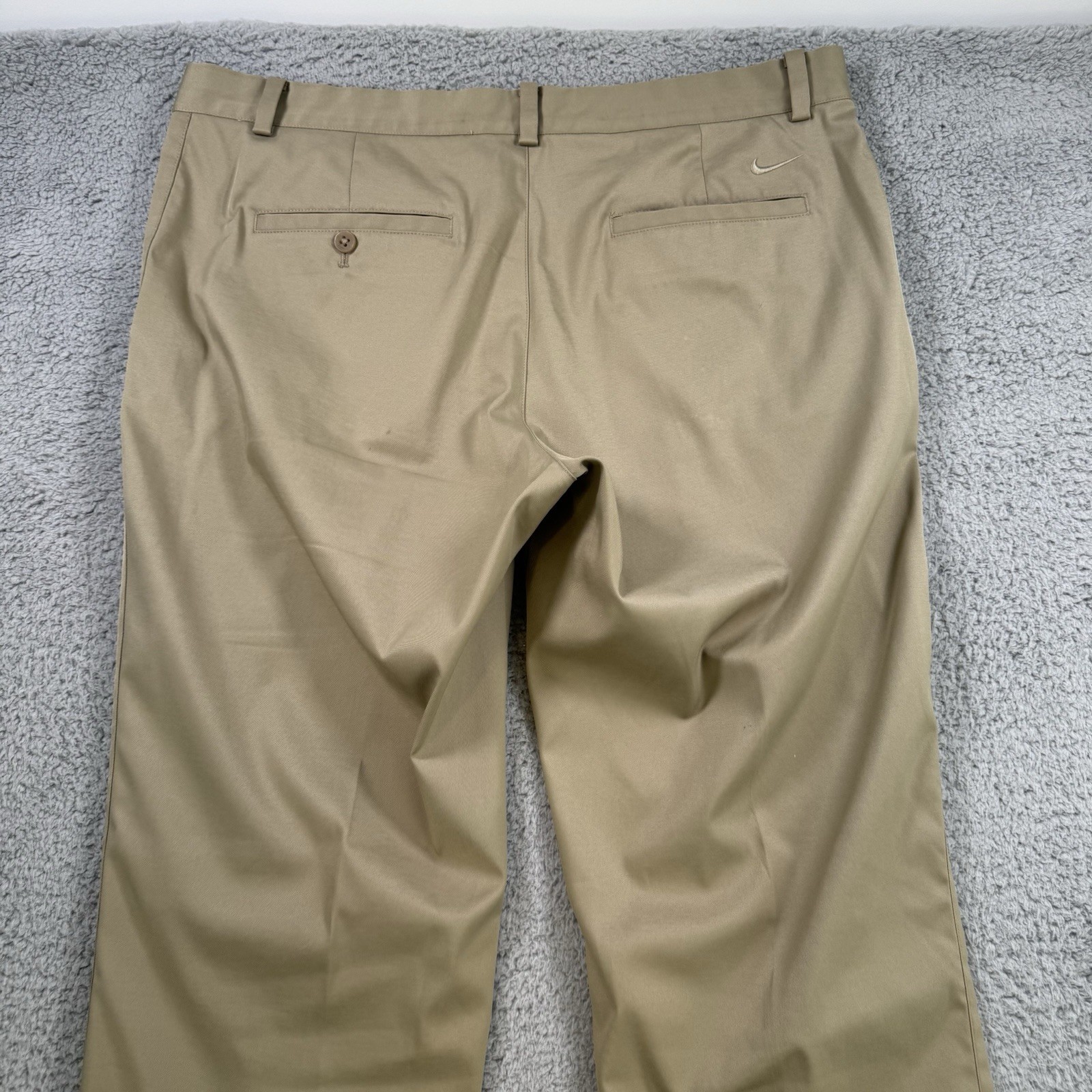 Nike Golf Pants Mens 36x32 Beige Dri-Fit Tour Performance Flat Front Stretch thumbnail 9