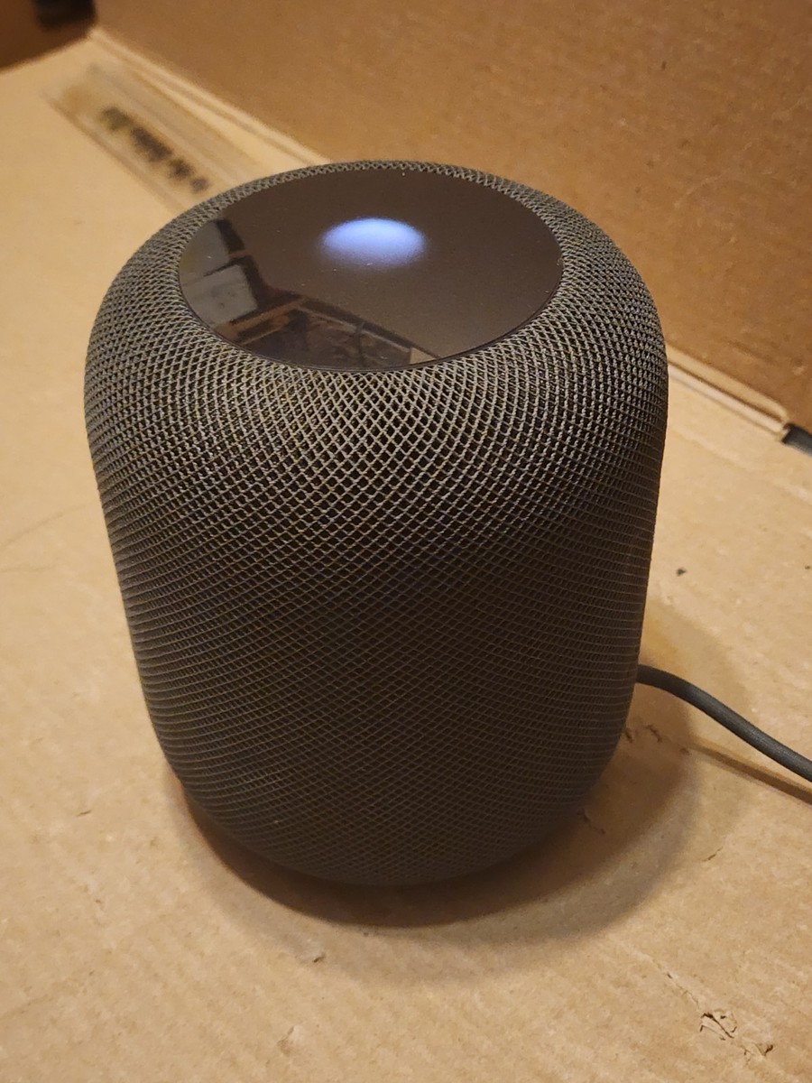 Original Apple HomePod Large Smart Speaker - Black - Model