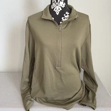 Condor Pullover Sweater Mens XL Olive Outdoor Tactical Fleece Quarter Zip