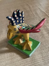 VINTAGE JUAN JOSE RAMOS MADRANO HANDCRAFTED MEXICAN FOLK ART ROOSTER/BIRD