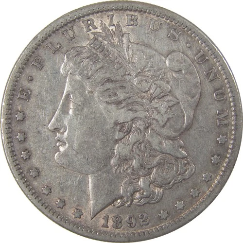 1892 S Morgan Silver Dollar XF EF Extremely Fine Details SKU:I25322