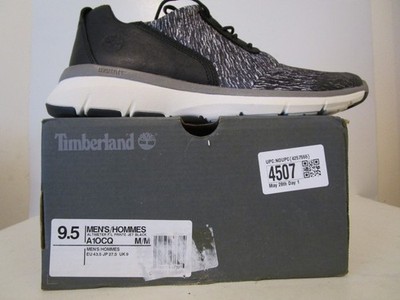 Timberland Altimeter Mens Leather/Mesh Athletic Sneaker Black White Size 9.5