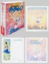 Sailor Moon Comic Memo Notebook Set 3 Designs Box 4.1x3.3in Used