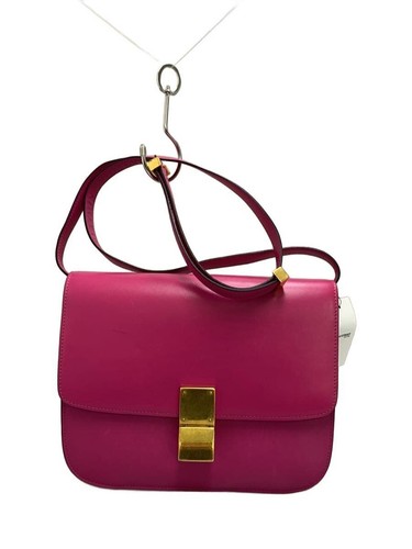 Celine Shoulder Bag Classic Small Leather PNK ?NULL Used