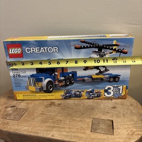 LEGO CREATOR #5765 TRANSPORT TRUCK 276 PIECES NEW Semi Helicopter