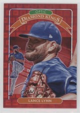 2020 Donruss Optic Diamond Kings FOTL Red Pandora Prizm 56/79 Lance Lynn #21 0c2