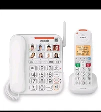 VTech SN5147 Amplified Corded/Cordless Senior Phone with Answering Machine