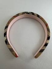 BURBERRY London NOVA CHECK HAIR BAND beige pink fashion goods Accessories women