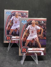 Ace Bailey 2 RC Lot 2025 Bowman University Chrome 1st Rookie Card #1 Rutgers