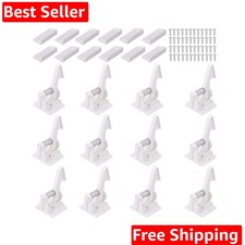 12 Pack Cabinet Locks Child Safety Latches - Baby Proofing Cabinets Drawer Lo...
