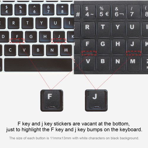 10 Pcs Spanische Tastaturaufkleber Laptop-Tastatur-Aufkleber Tastaturhaut - 第 10/12 張圖片