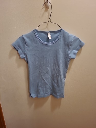American Apparel Classic Girl Size Small Light Blue Trendy & Classic classic