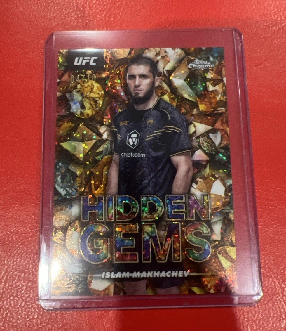 2025 Topps Chrome UFC Islam Makhachev Hidden Gems 04/10