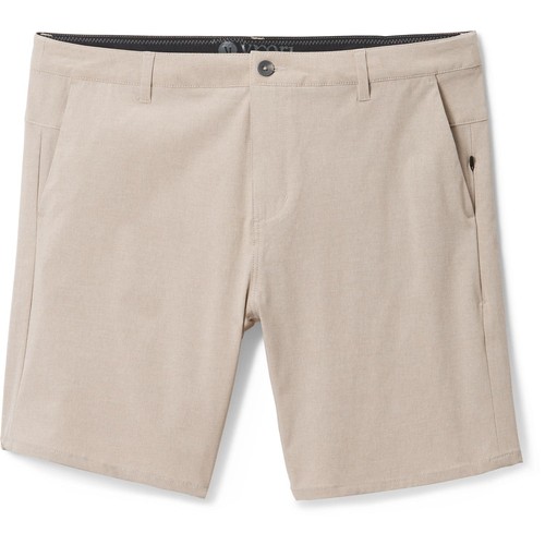 Vuori Aim Shorts Chino Flat Front Tailored Fit Lightweight Stretch Khaki Size 30 - Picture 2 of 12