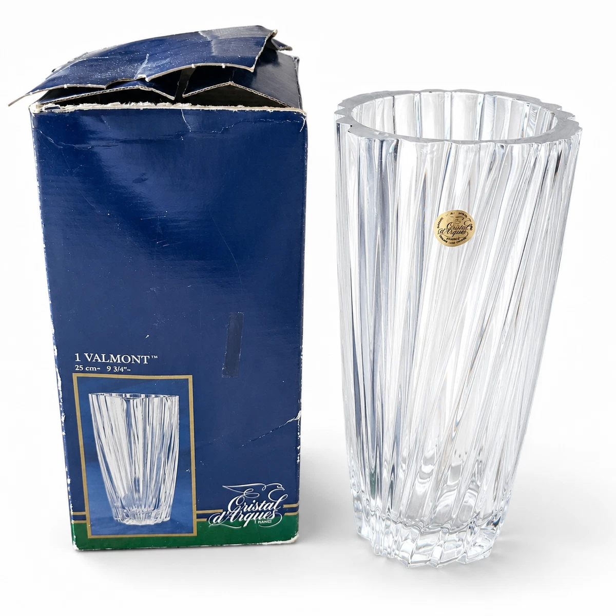 France Crystal Vase In Crystal Contemporary Glass for sale | eBay